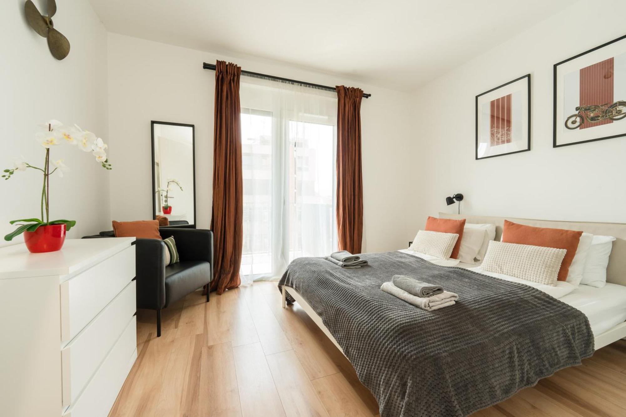 Brand New Modern Apartment-2 Rooms-Balcony-Garage Budapest Ngoại thất bức ảnh