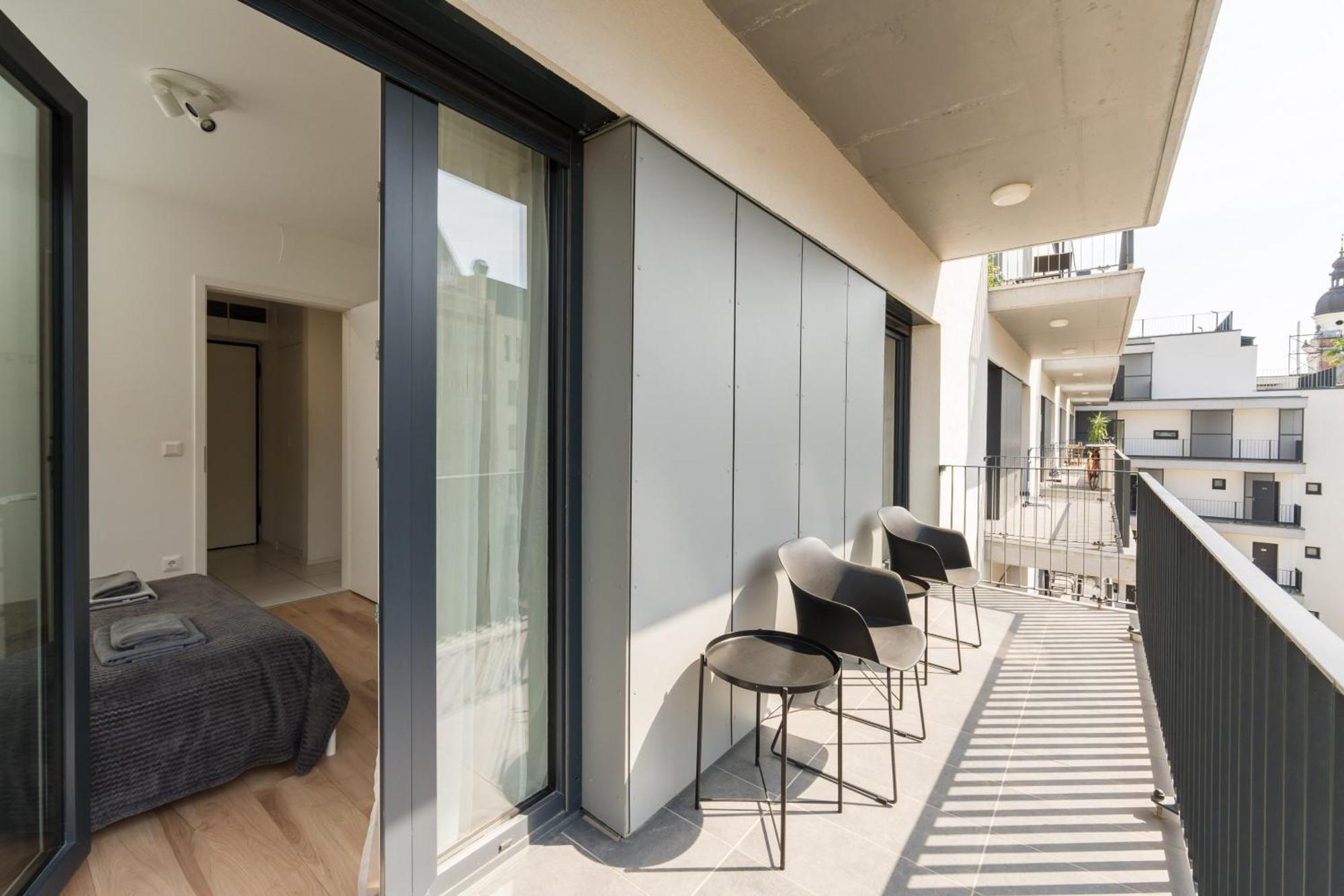 Brand New Modern Apartment-2 Rooms-Balcony-Garage Budapest Ngoại thất bức ảnh