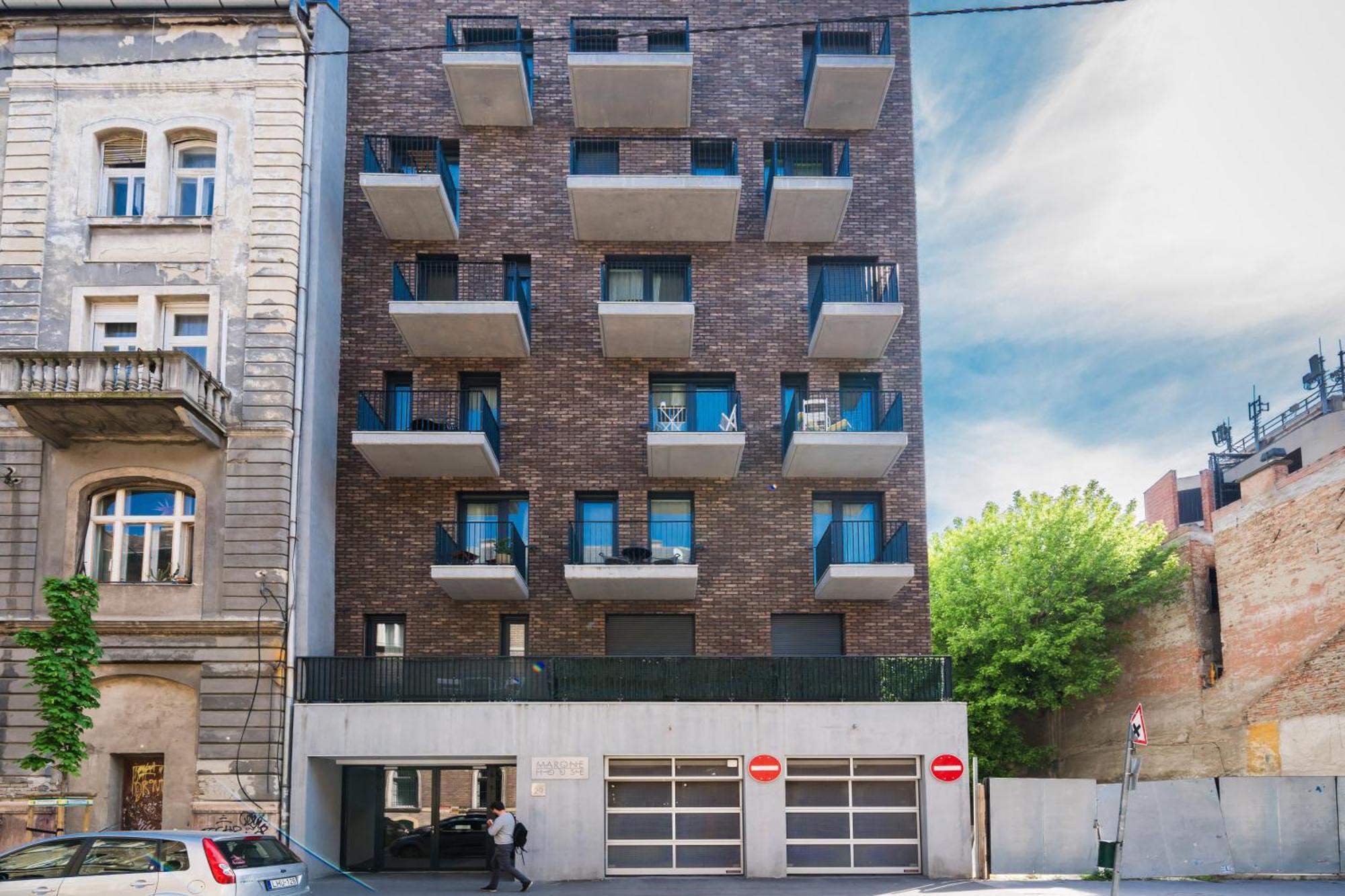 Brand New Modern Apartment-2 Rooms-Balcony-Garage Budapest Ngoại thất bức ảnh